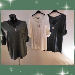 Pull Fin Dentelle  - Cindy Boutique Mode Femmes Hommes Enfants