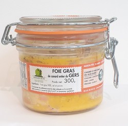 Foie  Gras de Canard Entier du Gers 300 Grs - LA CAVE GOURMANDE