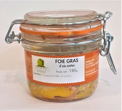 Foie Gras d'Oie  Entier 180 Grs - LA CAVE GOURMANDE