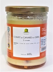 Confit  de Canard 2 Cuisses 600 Grs - LA CAVE GOURMANDE