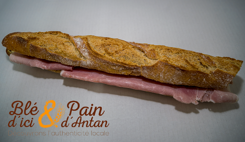 Sandwich JAMBON BLANC - SNACKING - BLÉ D'ICI ET PAIN D'ANTAN - Boulangerie - Voir en grand