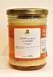 Confit de Canard  2 Magrets 600 Grs - LA CAVE GOURMANDE