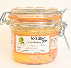 Foie Gras de Canard Entier du Gers 180 Grs - LA CAVE GOURMANDE
