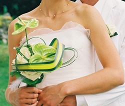Bouquets de mariée stylisés - Fleuriste Le jardin de Jade