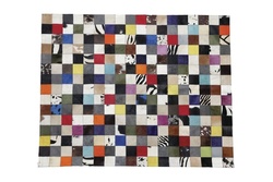 Tapis patchwork carr de 10 cm - La Petite Boutique