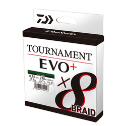 Tresse Daiwa TOURNAMENT 8 Braid EVO + Vert - AVENIR PECHE 38