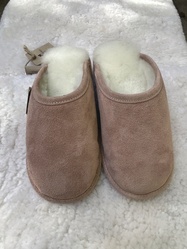 Mules "TRENDY" ROSE en mouton retourn - La Petite Boutique