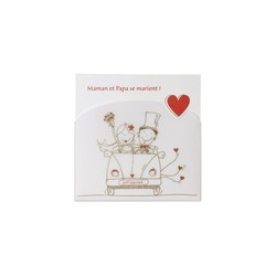 Faire-part de mariage, carte invitation | Violaine - Amalgame imprimeur-graveur