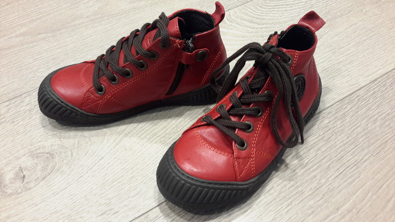 Chaussures PATAUGAS modèle : RIDE ROCKER rouge - Voir en grand