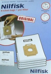 Sacs pochettes filtre pr filtre aspirateur Nilfisk King GM - MENA ISERE SERVICE - Pices dtaches et accessoires lectromnager