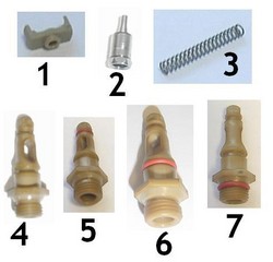 Pieces detachees machine Saeco curseur piston tetine joints - MENA ISERE SERVICE - Pices dtaches et accessoires lectromnager