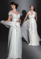 robe de mariée modulable pétillante grenoble - Création Signé Edith 