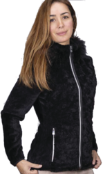 POLAIRE MODELE ROMY CAPUCHE - GREEN et GLACE Patinage et sportwear