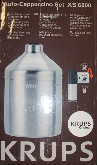 Accessoire Cappuccino + Pot À Lait Inox XS600010 krups