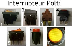 Interrupteur Polti - Pices dtaches Polti - MENA ISERE SERVICE - Pices dtaches et accessoires lectromnager
