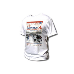  T-shirt blanc personnalis | alyenne - Amalgame imprimeur-graveur