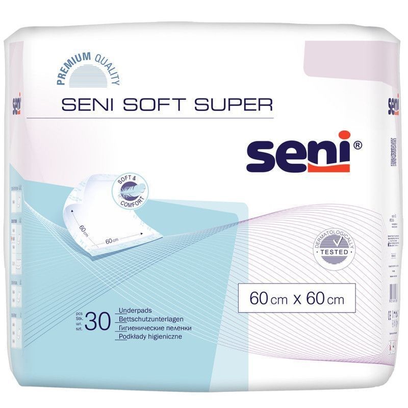 SENI SOFT SUPER 60*60 - INCONTINENCE - CHAMPIONNET MEDICAL - Voir en grand