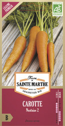 Graines potagres (semences) de carotte BIO - LE PAVOT BLEU