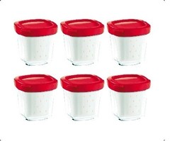 Lot 6 pots  yaourt verre Multi-Dlices Seb XF100501 - MENA ISERE SERVICE - Pices dtaches et accessoires lectromnager