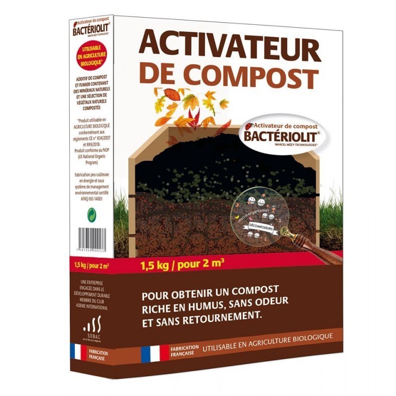 bacteriolit activateur de compost sobac bacteriosol compostage agriculture biologique - Voir en grand