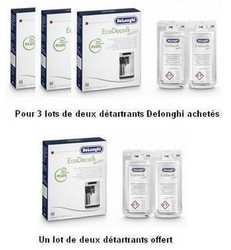 Dtartrant Dlonghi offre exclusive lot de 8 dtartrages - MENA ISERE SERVICE - Pices dtaches et accessoires lectromnager