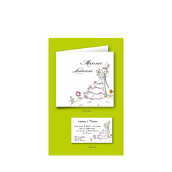  Faire part mariage, invitation |  Mayotte - Amalgame imprimeur-graveur