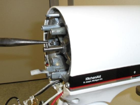 démontage support moteur robot kitchenAid classic artisan ultra power - Voir en grand