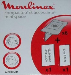 Sacs filtres aspirateur Moulinex Compacteo Accessimo  - MENA ISERE SERVICE - Pièces détachées et accessoires électroménager