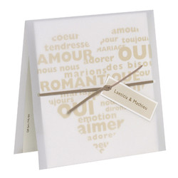 Faire-part mariage & carte invitation intgre | Csarine - Amalgame imprimeur-graveur