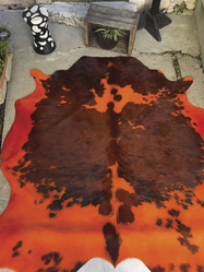 Peau de vache orange - La Petite Boutique