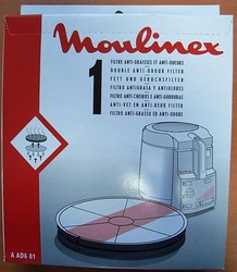 1 filtre anti graisses odeurs friteuse Moulinex - MENA ISERE SERVICE - Pices dtaches et accessoires lectromnager