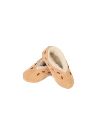 Chaussons enfants croute de cuir - La Petite Boutique