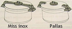 Cocotte MISS INOX ou PALLAS Sitram Joints rgulateur poigne - MENA ISERE SERVICE - Pices dtaches et accessoires lectromnager