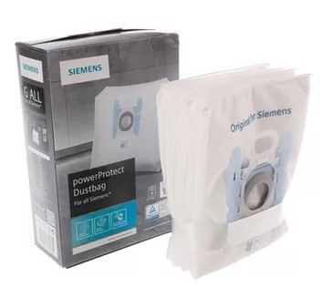 5 Sacchetti Per Aspirapolvere PakTrade Compatibili Con Siemens E Bosch + Filtro - Microfibra Multistrato, Confezione VS06B2410, Q8, GL30