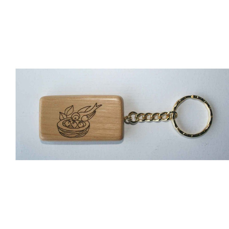 Porte clé personnalisé bois – Commerçant, artisan, paysagiste