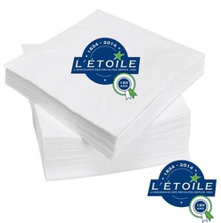 Serviette papier jetable personnalise  | Etoile18 - Amalgame imprimeur-graveur