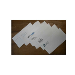 Enveloppe blanche personnalise  couleur| COURRIER - Amalgame imprimeur-graveur