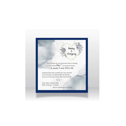 faire part mariage, carte invitation | Bethany - Amalgame imprimeur-graveur