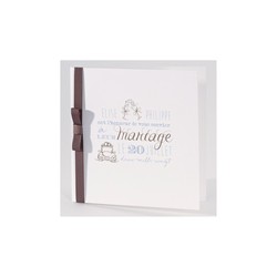  Faire-part mariage, carte dner intgre | Fleurette - Amalgame imprimeur-graveur