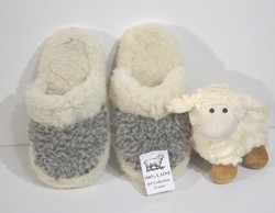 Pantoufles-Mules pure laine de mouton - La Petite Boutique
