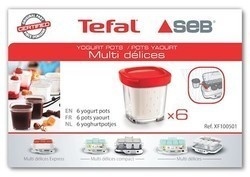 Pots en verre yaourtire SEB Tefal Delices & multi delices - MENA ISERE SERVICE - Pices dtaches et accessoires lectromnager