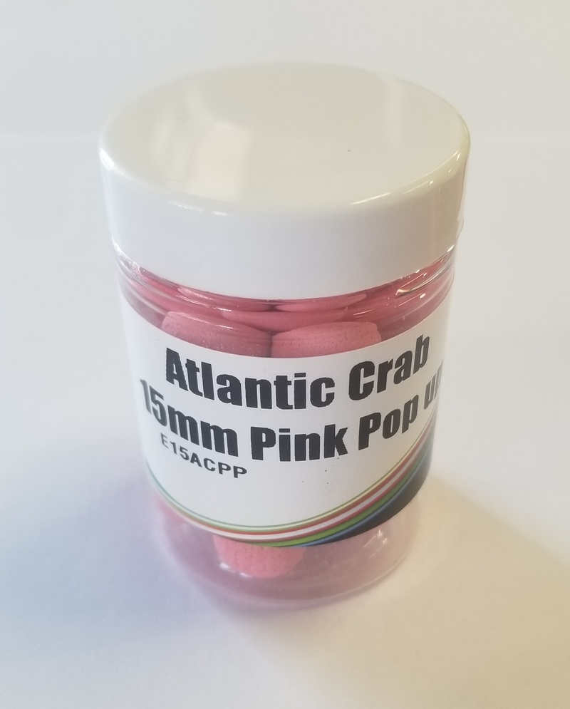 MISTRAL BAITS Pop-Ups Atlantic Crab pink 15 mm - Bouillettes et accessoires - AVENIR PÊCHE 38 - Voir en grand