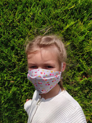 Masque barrière pour enfants de 9 à 13 ans - Création Signé Edith 