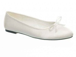 Grenadine chaussure plate avec un petit noeud - Cration Sign Edith 