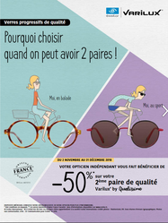 Thiers Optique s'engage sur une vraie 2me paire - THIERS OPTIQUE