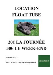 LOCATION FLOAT TUBE - AVENIR PCHE 38