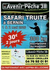 SAFARI TRUITE Bernin 28 f�vrier et 1er mars  - AVENIR P�CHE 38