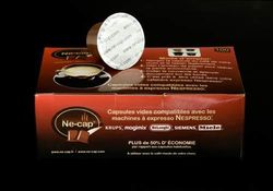 Capsules vides compatible Nespresso  remplir et son caf - MENA ISERE SERVICE - Pices dtaches et accessoires lectromnager