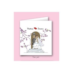  Faire-part mariage, carte invitation | Calcuta - Amalgame imprimeur-graveur