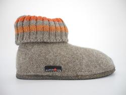 Chaussons "Autrichiens" en laine - BAMBINOS